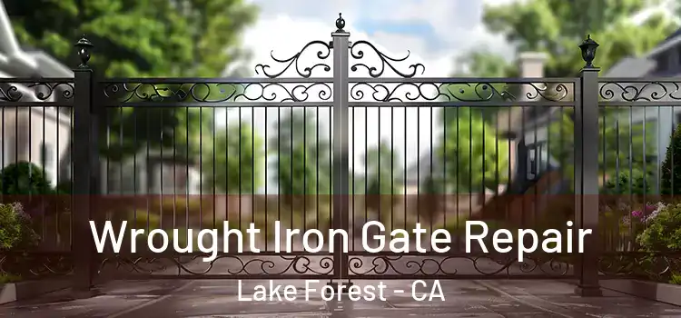Wrought Iron Gate Repair Lake Forest - CA